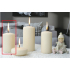 Lima Eis Pastell Kerze Creme Zylinder 60 x 90 mm 1 Stück