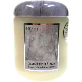 Heart & Home Winter's Tale Soja Duftkerzenmedium brennt bis zu 30 Stunden 115 g