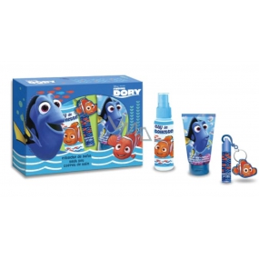 Disney Wanted DoryToilet Wasser 100 ml + Duschgel + Shampoo 150 ml + Lippenbalsam + Schlüsselbund für Kinder Geschenkset
