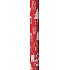 Zöwie Geschenkpapier 70 x 150 cm Weihnachten Nordic Hellrot mit weißen Häusern und Bäumen