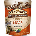 Carnilove Hundebeutel Paté Strauß mit zelllosen Brombeertaschen für erwachsene Hunde 300 g