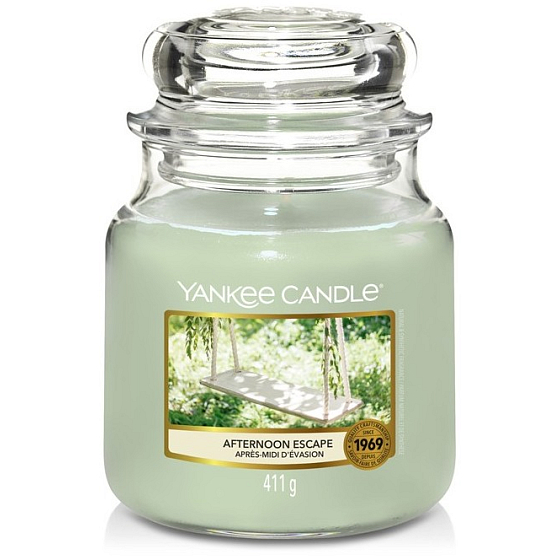 Yankee Candle Afternoon Escape - Duftkerze am Nachmittag Escape Classic Medium Glass 411 g