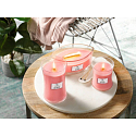 WoodWick Melon & Pink Quartz - Melone und rosa Quarz Duftkerze mit Holzdocht und Deckel Glas groß 609 g