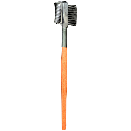 Augenbrauenbürste mit Wimpernkamm 14 cm