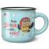 Nekupto Christmas Mini Becher Es wird kalt... schnell einschenken! 100 ml