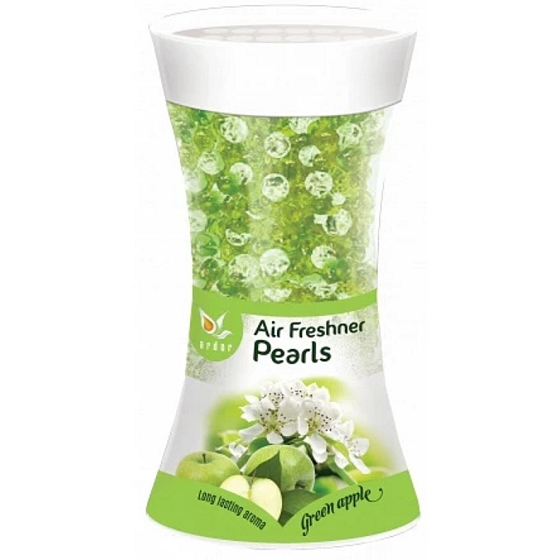 Ardor Air Freshner Pearls Green Apple - Grüner Apfel Gel-Lufterfrischer Perlen 150 g