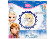 D&M Frozen Stickerei Elsa, Kreativset 20 x 20 cm, empfohlen ab 7 Jahren