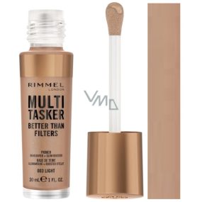 Rimmel London Multi-Tasker Better Than Filters 3in1 Lang anhaltendes getöntes Make-up 003 Light 30 ml Rimmel London Multi-Tasker Better Than Filters 3in1 Lang anhaltendes getöntes Make-up 003 Light 30 ml