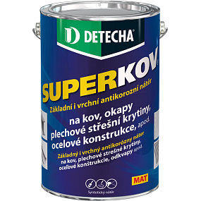 Detecha Superkov Grund- und Deckfarbe für Metall, grün matt, 5 kg