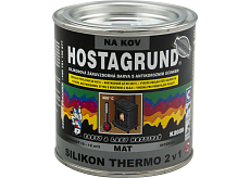 Hostagrund K2020 Silikon Thermo 2v1 Farbe für Metall bis 400 °C, schwarz, 350 g