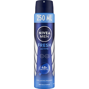 Nivea Men Fresh Active Deo Spray, 250 ml