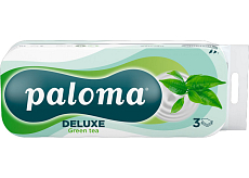 Paloma 3-lagiger Toilettenpapier Grüntee, 10 Rollen