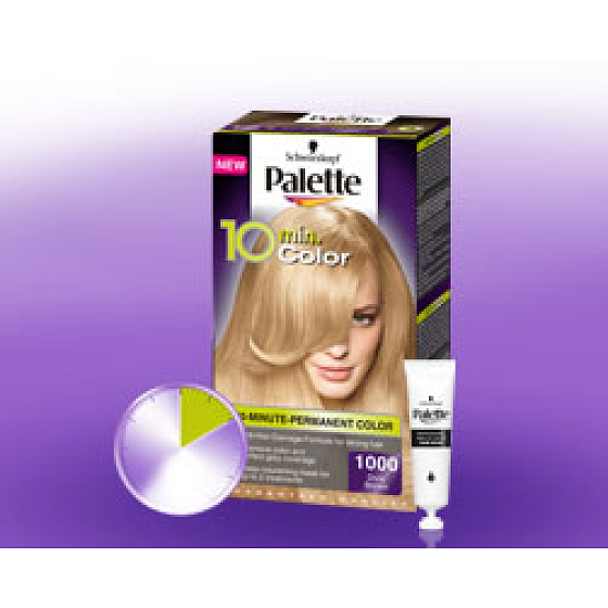 Schwarzkopf Palette 10 Minuten Haarfarbe 1000 Helles Kitz