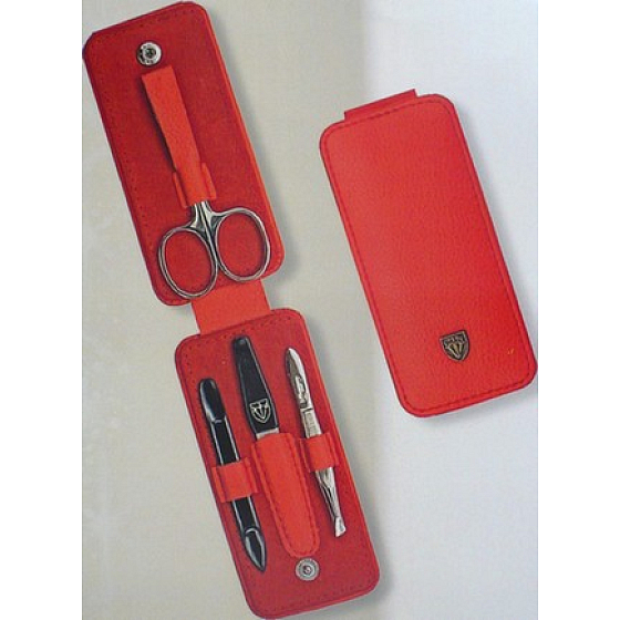 Kellermann 3 Schwerter Luxus Maniküre 4 Stück rot 7414 PN
