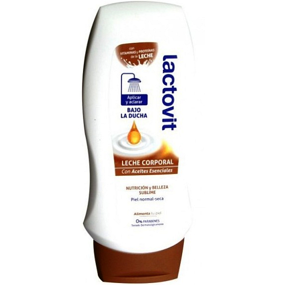 Lactovit Ätherische Öle Körperlotion zum Duschen 230 ml