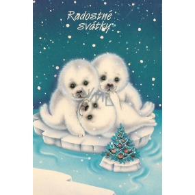 Nekupto Grußkarte Joyful Holidays-Seal