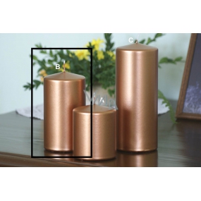 Lima Metal Serie Kerze Kupferzylinder 80 x 150 mm 1 Stück
