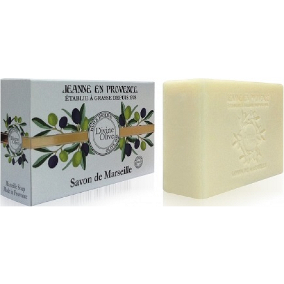 Jeanne en Provence Divine Olive feste Toilettenseife 200 g
