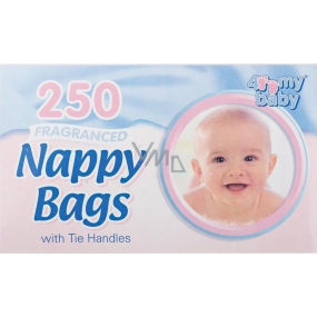 Baby 4Meine Taschen für gebrauchte Babywindeln mit einem Duft von 250 Stück