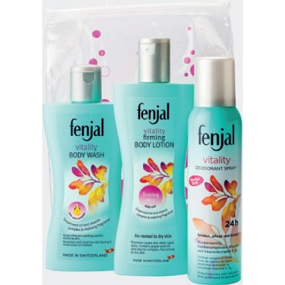 Fenjal Vitality Körperlotion 200 ml + Deospray 150 ml + Duschcreme 200 ml, Kosmetikset