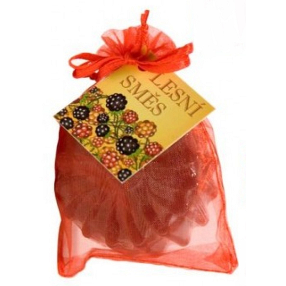Soaptree Forest Mischung aus Luxusseife mit Mandelöl in einem Organzabeutel Blume 80 g
