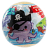 Ocean Friends Sprudelnde Badebombe Piraten funkelnder Badeball mit einer Figur von 140 g