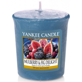 Yankee Candle Mulberry & Fig Delight - Köstliche Maulbeeren und Feigen Votivduftkerze 49 g