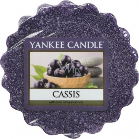 Yankee Candle Cassis - Wachs mit Duft nach schwarzen Johannisbeeren für Aromalampe 22 g