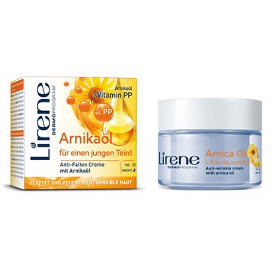 Lirene Ätherische Öle Arnica Arnica ölintensive glättende Anti-Falten-Creme 50 ml