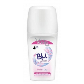 BU In Aktion Pure + Dry Invisible 48h Ball Antitranspirant Deodorant Roll-On für Frauen 50 ml