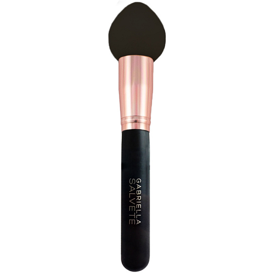 Gabriella Salvete Schwamm Bürstenschwamm mit Griff zum einfachen Auftragen von Make-up oder Concealer 16 cm