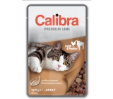 Calibra Premium Lamm und Geflügel in Sauce Komplettfutter für erwachsene Katzen Tasche 100 g