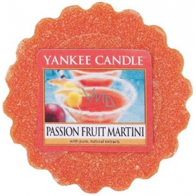 Yankee Candle Passionsfrucht Martini - Tropischer Cocktail mit Martini Duftwachs für Aromalampe 22 g