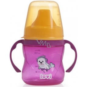 Lovi Hot & Cold Mug nicht gießend rosa für Kinder ab 6 Monaten 150 ml