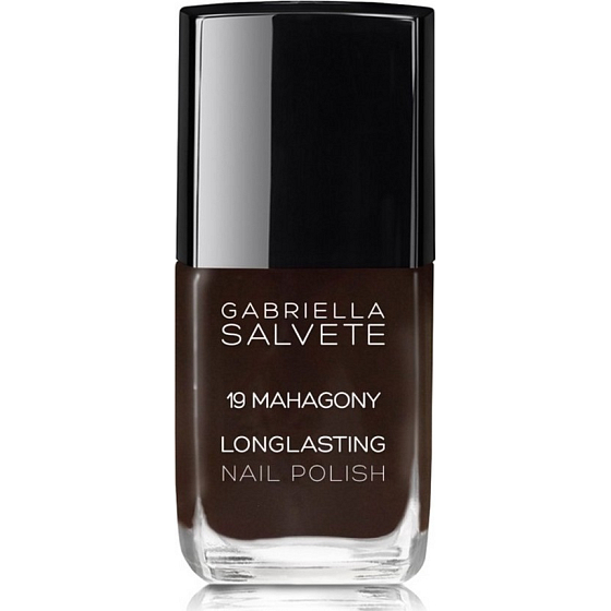 Gabriella Salvete Longlasting Emaille langlebiger Nagellack mit Hochglanz 19 Mahagoni 11 ml