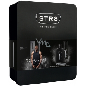 Str8 Rise Eau de Toilette für Männer 50 ml + Deodorant Spray 150 ml, Geschenkset