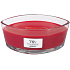 WoodWick Granatapfel - Granatapfel-Duftkerze mit breitem Holzdocht und Glasbootsdeckel 453 g