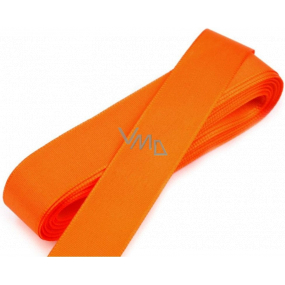 Taftband aus Nekupto-Stoff orange 3 mx 15 mm