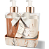 Grace Cole Pampered Hands Flüssigseifenspender 300 ml + Hand- und Nagelcremespender 300 ml, Kosmetikset