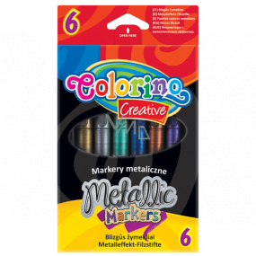 Colorino Metallic Marker 6 Farben