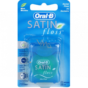 Oral-B Satin Mint Menthol Zahnseide mit Seidengeschmack 25 m 1 Stück