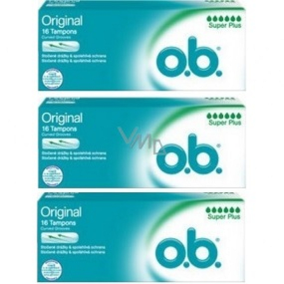 ob Original Super Plus Tampons 3 x 16 Stück