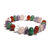 Chakra-Armband elastisch Naturstein, 16 - 17 cm