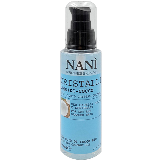 Naní Professional Milano Kokosnuss Flüssigkristalle für trockenes und sprödes Haar 100 ml