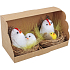 Huhn mit Küken im Nest 5,5 cm