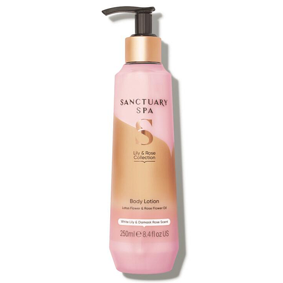 Sanctuary Spa Signature Collection Lilie und Rose Körpermilch 250 ml Spender