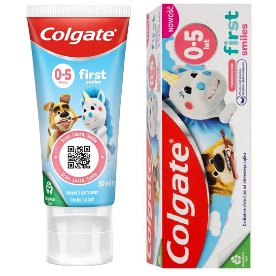 Colgate Kids First smiles 0 - 5 Jahre Zahnpasta für Kinder 50 ml