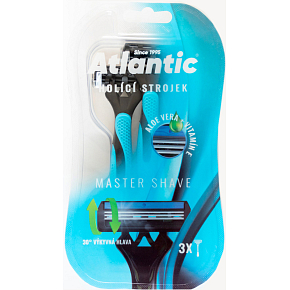 Atlantic Rasierer mit schwenkbarem Kopf und drei Klingen, 3 Stück