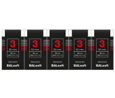 BALsoft Papírové kapesníky,  jemné, měkké a pevné,3 vrstvé 10 x 10 kusů