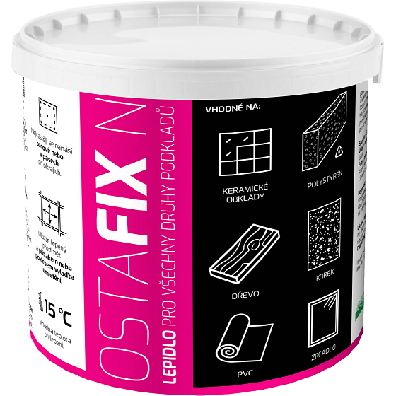 DENAS Ostafix N Kleber für alle Arten von Untergründen, 1,2 kg